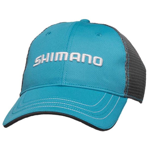 Honeycomb Mesh Cap Cyan