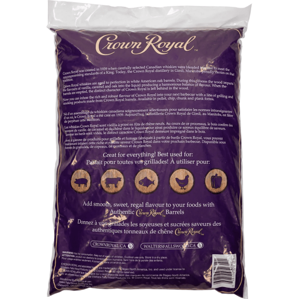 Crown Royal Whisky Barrel Pellets Back