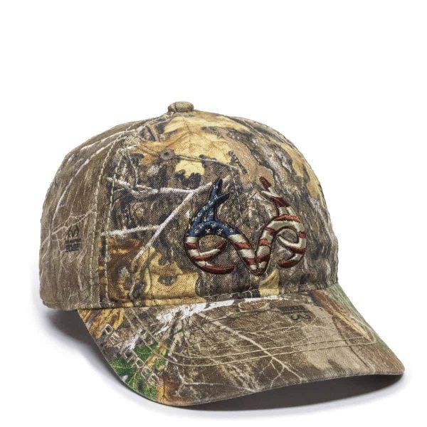 Realtree American Flag Logo - Camo