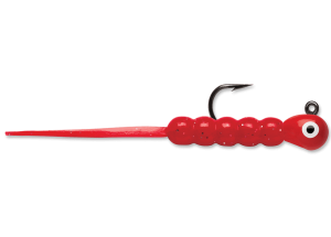 TWTJ Tungsten Wax Tail Jig GLow Red