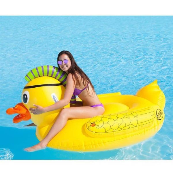 Yellow Punk Pirate Duck Float