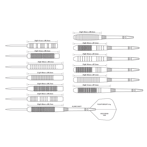 assassin barrel dimensions