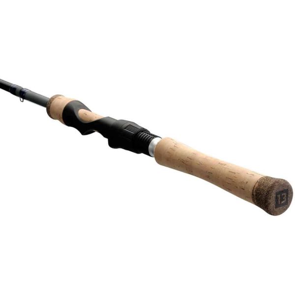 Defy Silver Spinning Rod Handle