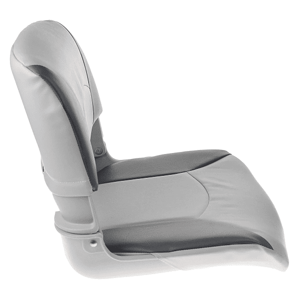 Blue Dog Fold Down Molded Seat with Cushions - Gray/Charcoal