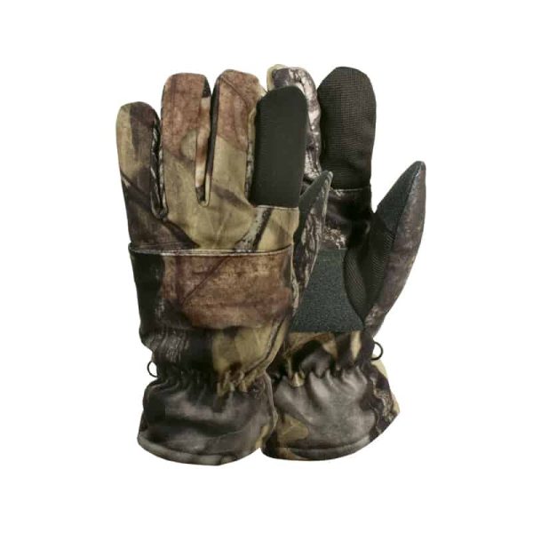 Backwoods Pure Camo insulated trigger finger shooting gloves
