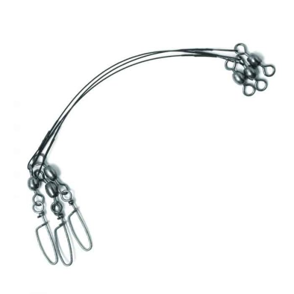Steel Leader with Coastlock Snap and Crane Swivel
