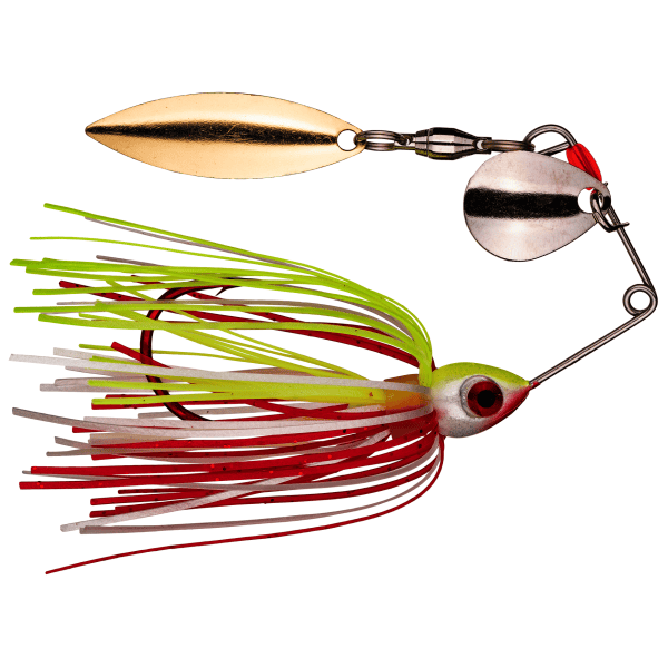 Strike King Bleeding Bait Mini King Spinnerbait Bleeding Chartreuse White