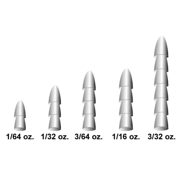 Tungsten Pagoda Nail Sinker