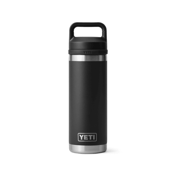 Yeti Rambler 532mL/18oz Reusable Bottle With Chug Cap Black