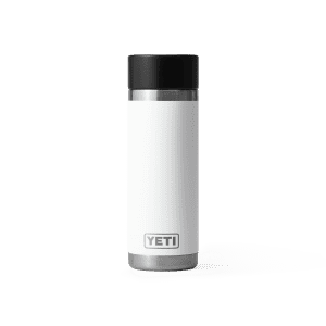 Yeti Rambler 532mL/18oz Reusable Bottle With Hot Shot Cap White