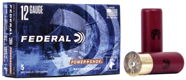 Power-Shok Buckshot - 12 Gauge, 4 Buck Shot Size - Image 2