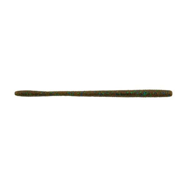 Berkley PowerBait® MaxScent D-Worm Green Pumpkin Candy Red