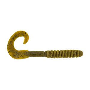 Berkley PowerBait® MaxScent Lunch Worm Green Pumpkin