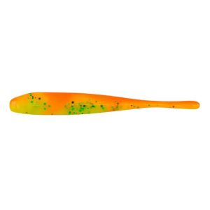 Berkley PowerBait® Pro Twitchtail Minnow Chartreuse Black Fleck-Orange