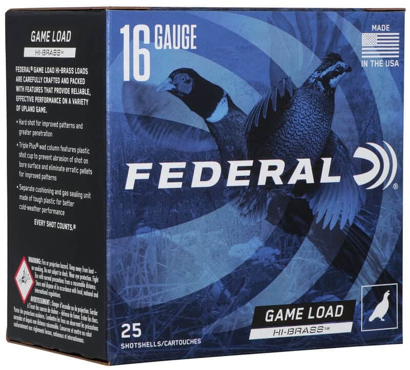 16 gauge Game Load Hi-Brass