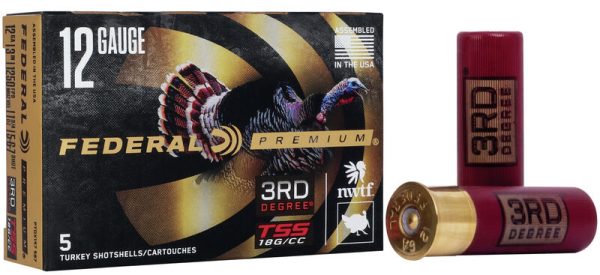 Federal 3rd Degree with HEAVYWEIGHT TSS 12 Gauge 5, 6, 7 Shot Size