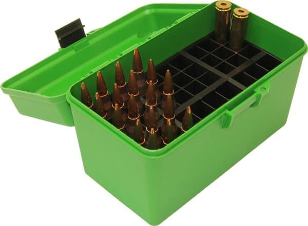 H50-XL - Deluxe Ammo Box 50 Round Handle 300 WSM 300 Rem Ultra Mag