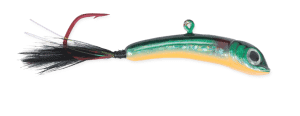 Blue Fox Lil' Foxee® Jigging Minnow Glow Perch