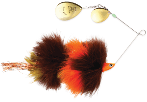 Blue Fox Super Bou Spinnerbait Brown Orange
