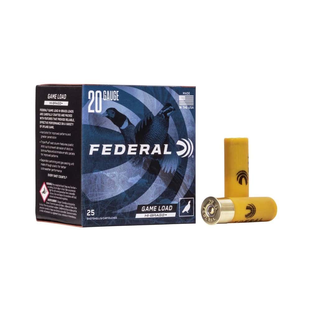 Federal Game Load Upland Hi-Brass 20 Gauge