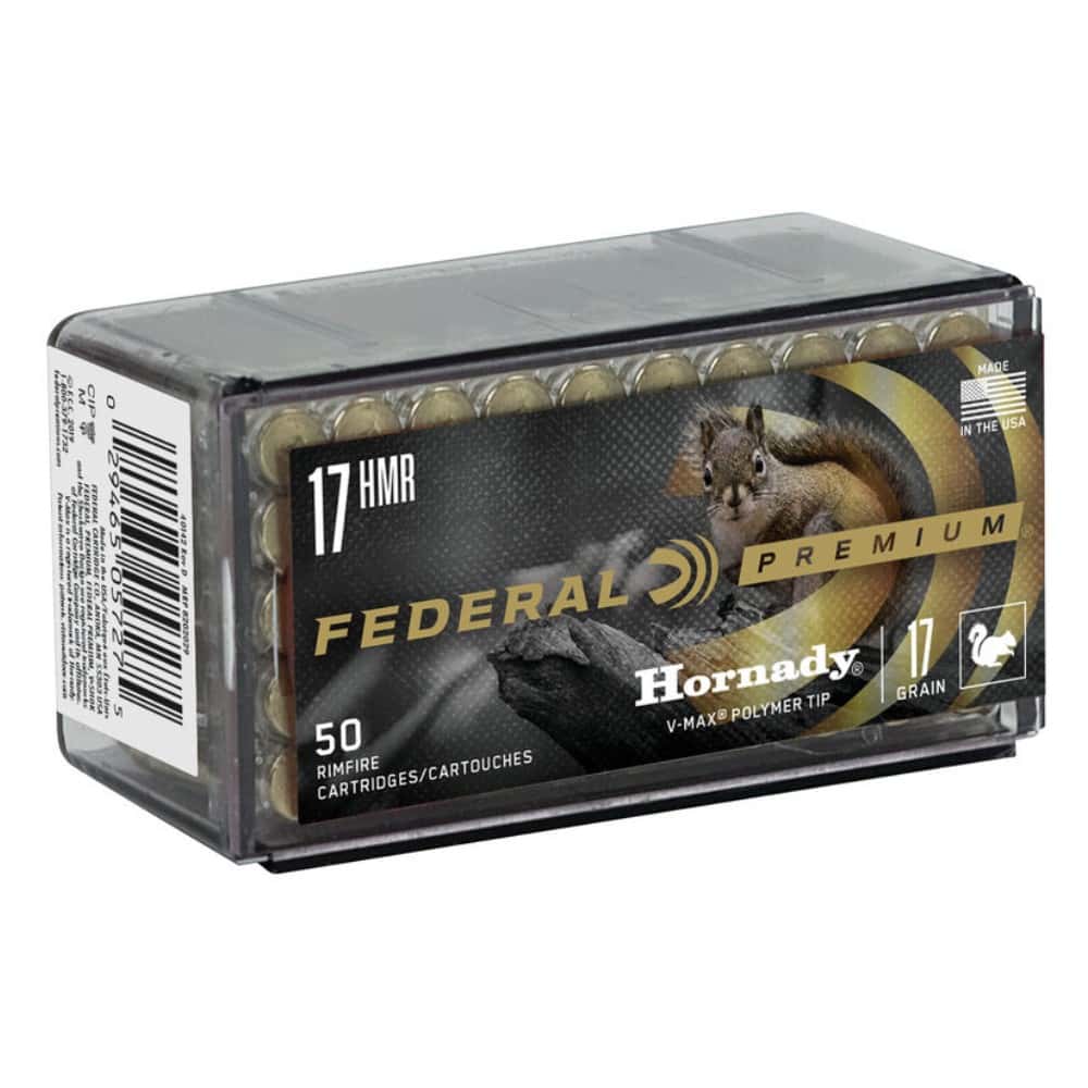 Federal Varmint & Predator Hornady V-Max 17 HMR 17 Grain