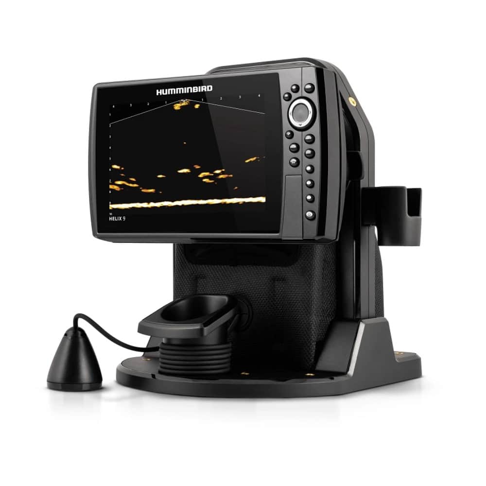 Humminbird Ice Helix 9 MSI+ GPS G4N Mega Live Bundle