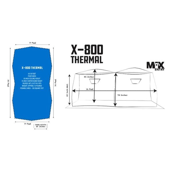 Clam X-800 Thermal Shelter