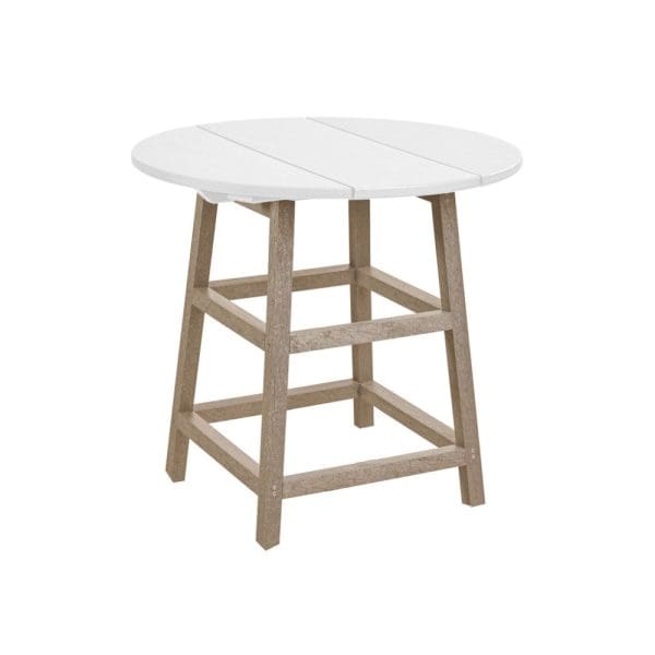 CR Plastics Dining Table Legs Beige