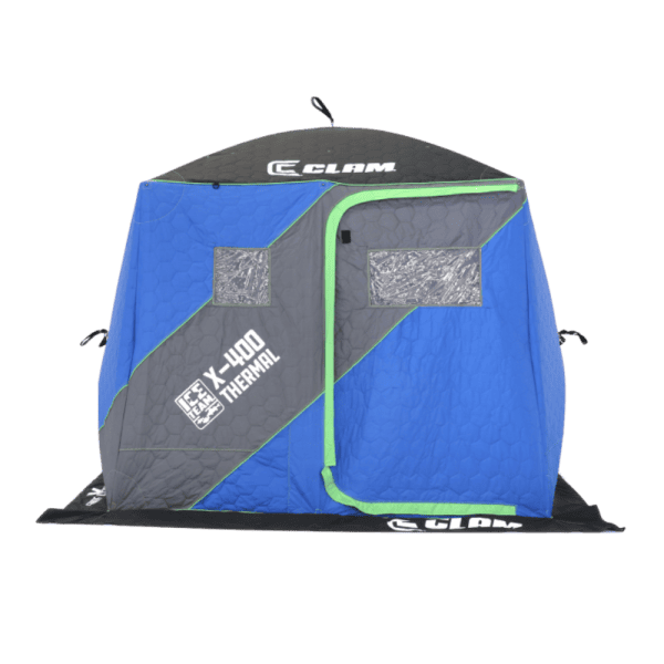 Clam Outdoors X-400 Thermal Hub Ice Team