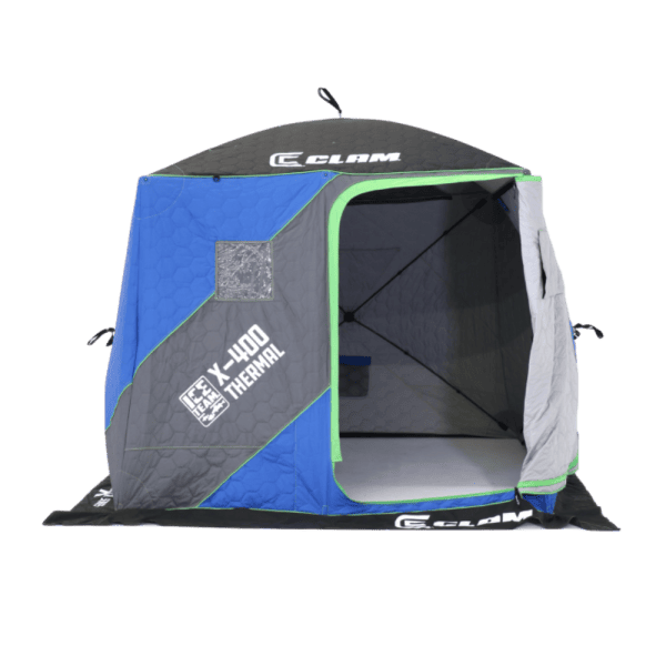 Clam Outdoors X-400 Thermal Hub Ice Team