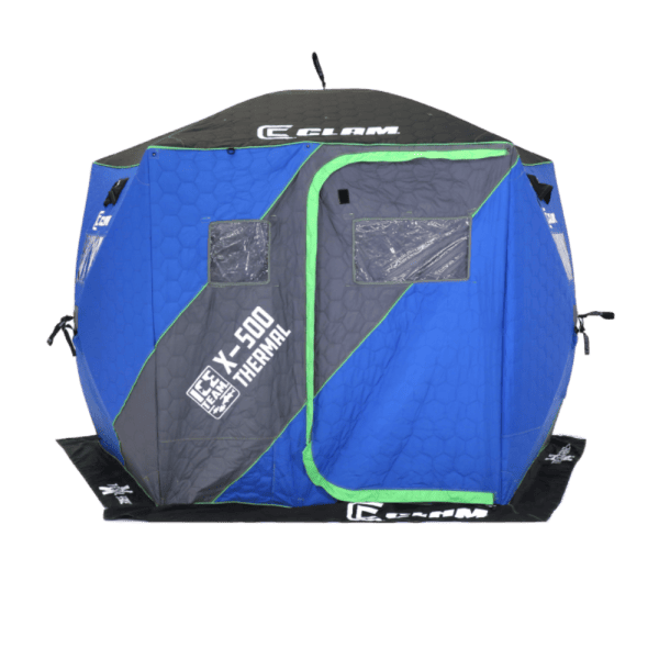 Clam Outdoors X-500 Thermal Hub Ice Team