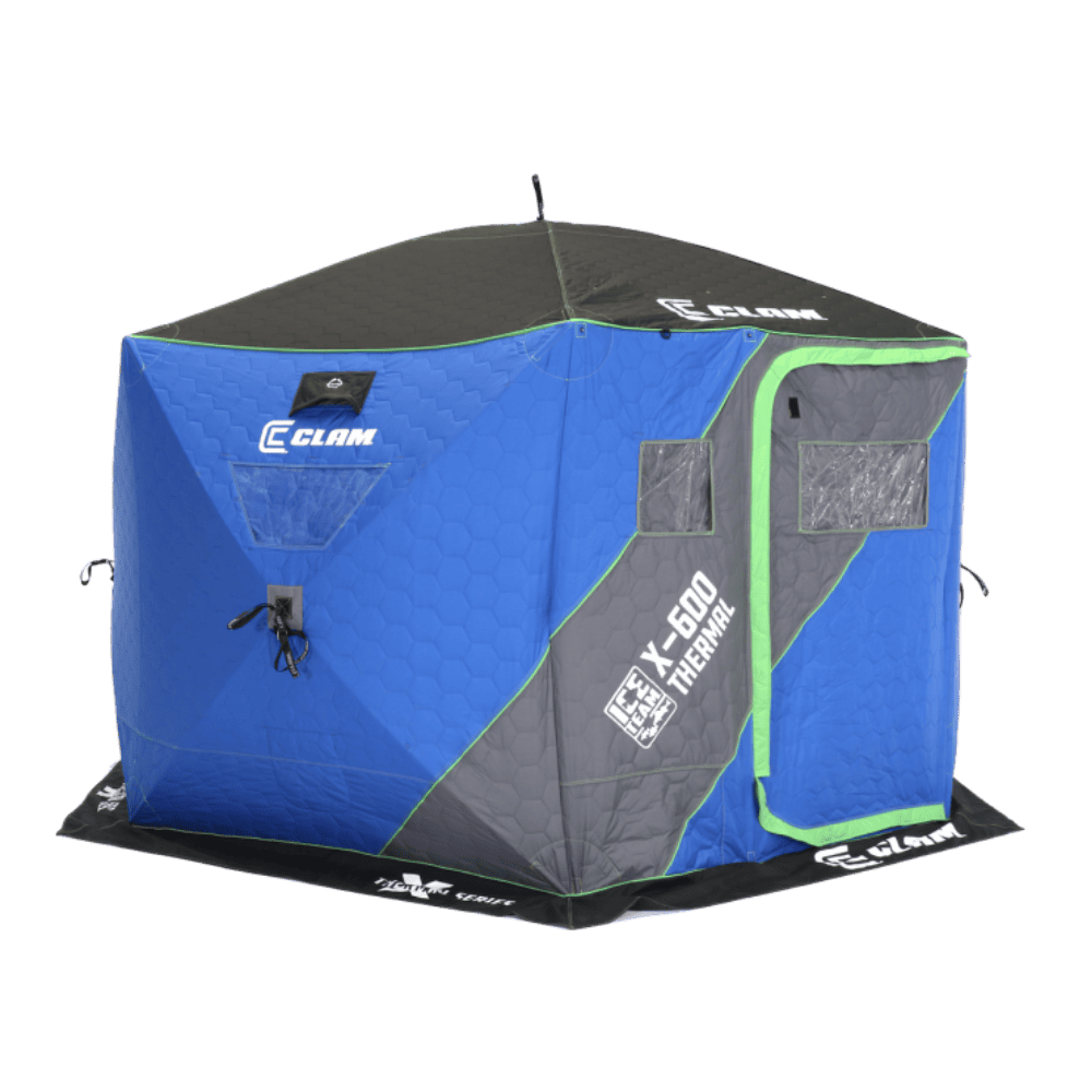 Clam Outdoors X-600 Thermal Hub Ice Team