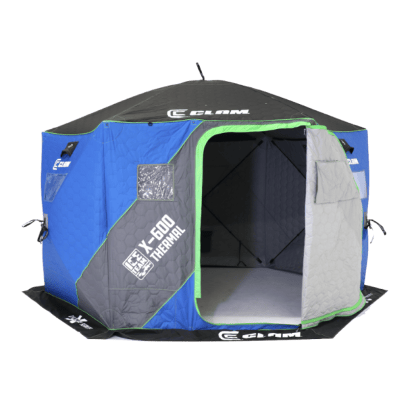 Clam Outdoors X-600 Thermal Hub Ice Team