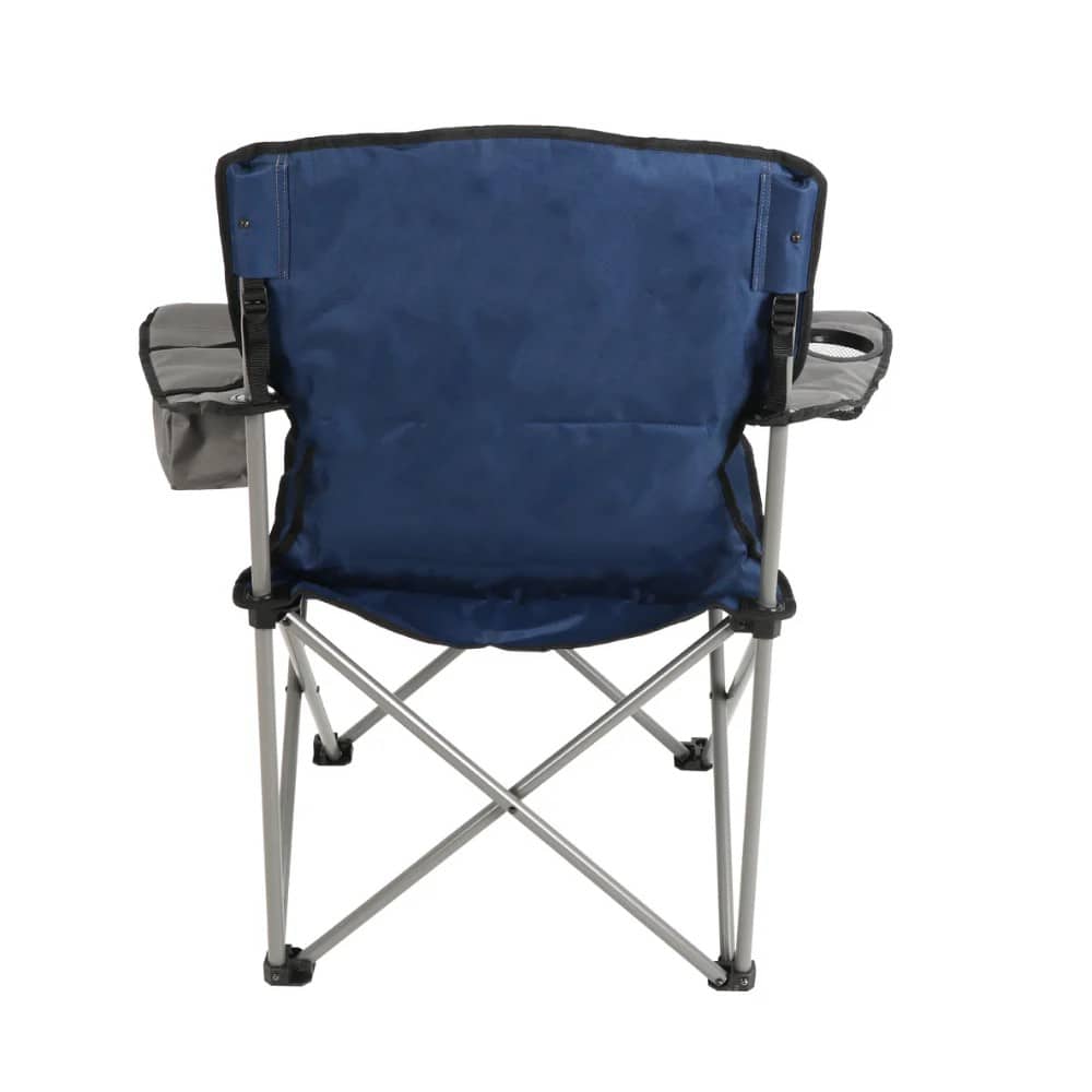 Canadian Shield Outdoors Oversized Camp Chair - Blue/Grey 3 Blue Dog Canadian Shield Oversized Camp Chair Blue/Grey