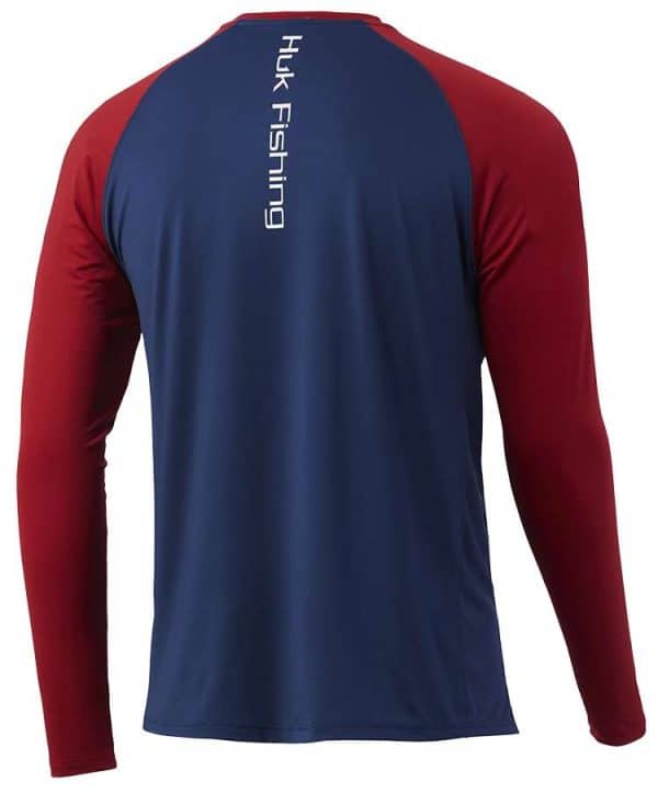 Huk Double Header Long Sleeve Shirt - Sargasso Sea