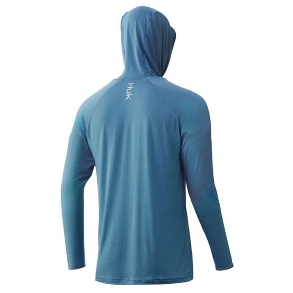 Huk Waypoint Hoodie - Silver/Blue