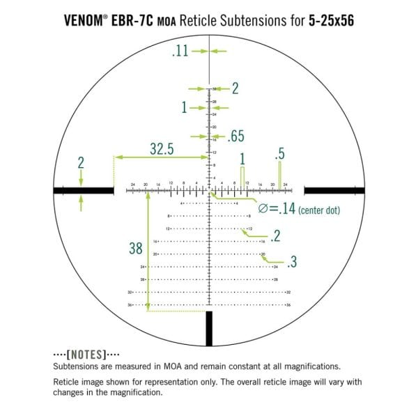 Vortex Venom FFP Riflescope with EBR-7C MOA