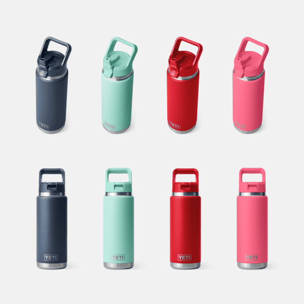 Rambler® 26oz/769ml Water Bottle with Color-Matched Straw Cap - Image 4