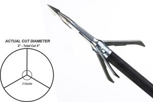 Pro Series Mechanical Broadheads - Whitetail Special, 125gr, 3 Blade, 2" Grim Reaper 1625